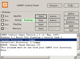 xampp root directory